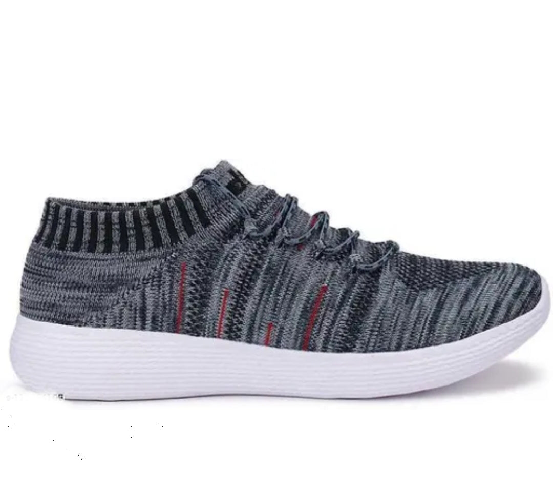Grey sports shoes for men